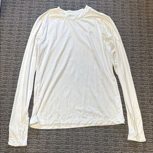 White Long Sleeve Swim Shirt